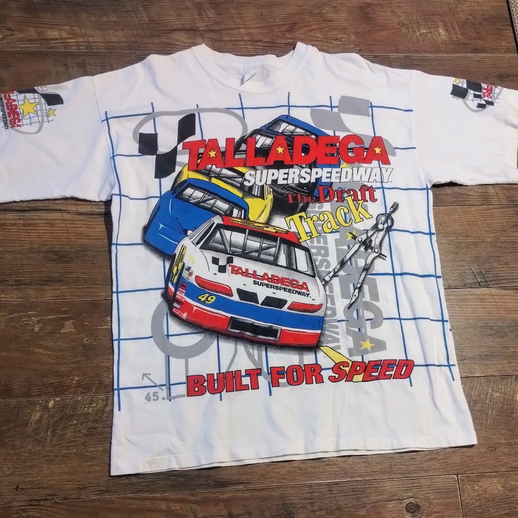 Talladega Nascar Mens Shirt Vintage